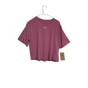 Nike One Kids XL Pink Dri-FIT Short‎ Sleeve Training T-Shirt FZ5602-646 NWT